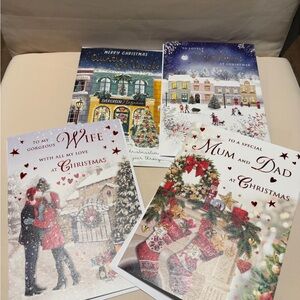 Large Christmas Greeting Cards made in UK